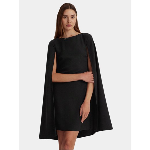Lauren Ralph Lauren Sukienka koktajlowa 253855210005 Czarny Relaxed Fit ze sklepu MODIVO w kategorii Sukienki - zdjęcie 182620427