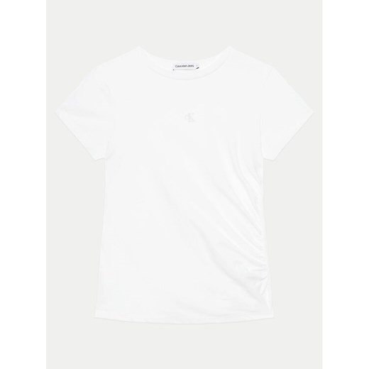 Calvin Klein Jeans T-Shirt IG0IG02694 D Biały Regular Fit ze sklepu MODIVO w kategorii T-shirty chłopięce - zdjęcie 182620466