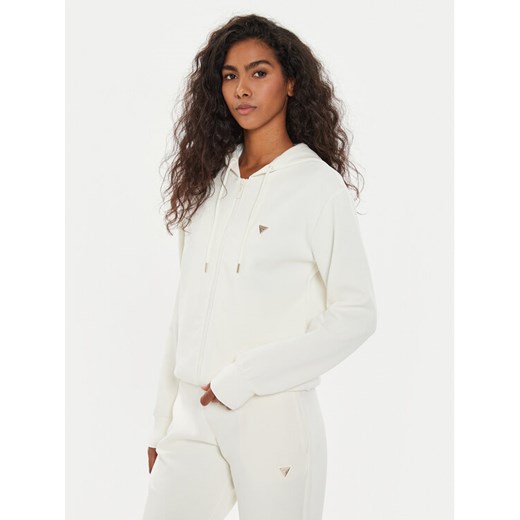 Guess Bluza V4YQ06 KCAY2 Écru Regular Fit ze sklepu MODIVO w kategorii Bluzy damskie - zdjęcie 182620467