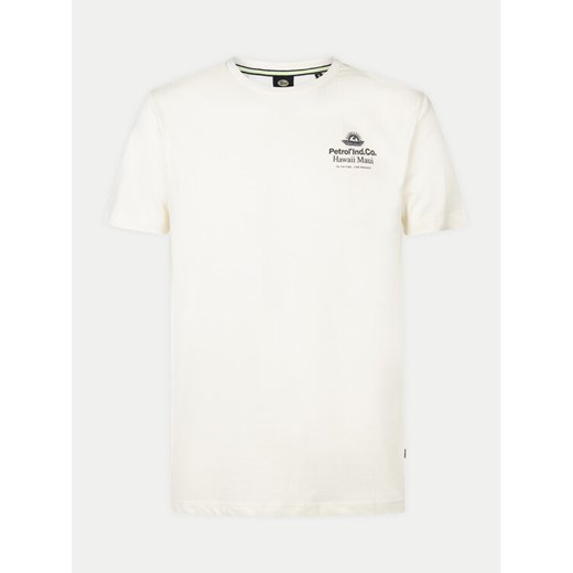Petrol Industries T-Shirt M-1040-TSR645 Biały Regular Fit ze sklepu MODIVO w kategorii T-shirty męskie - zdjęcie 182620497