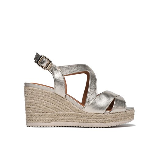 Geox Espadryle D Ponza D35GVC000CFC2012 Złoty ze sklepu MODIVO w kategorii Sandały damskie - zdjęcie 182620507