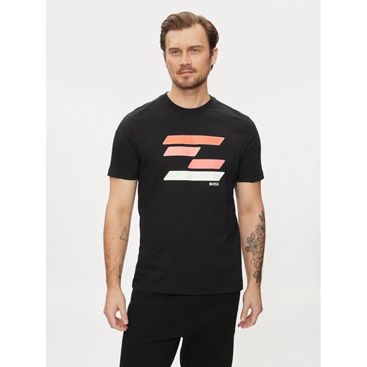 Boss T-Shirt 50513005 Czarny Regular Fit ze sklepu MODIVO w kategorii T-shirty męskie - zdjęcie 182620509