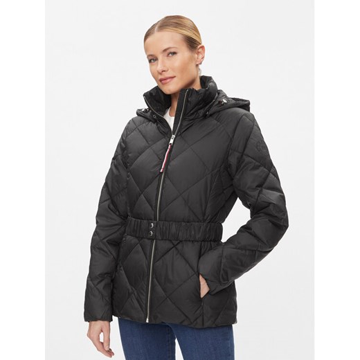Tommy Hilfiger Kurtka zimowa WW0WW40327 Czarny Regular Fit ze sklepu MODIVO w kategorii Kurtki damskie - zdjęcie 182620596