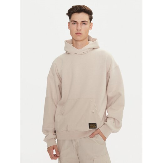 Champion Bluza 220420 Écru Loose Fit ze sklepu MODIVO w kategorii Bluzy męskie - zdjęcie 182620728