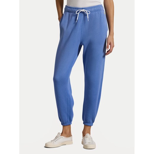Polo Ralph Lauren Spodnie dresowe 211943009 Niebieski Regular Fit ze sklepu MODIVO w kategorii Spodnie damskie - zdjęcie 182620748