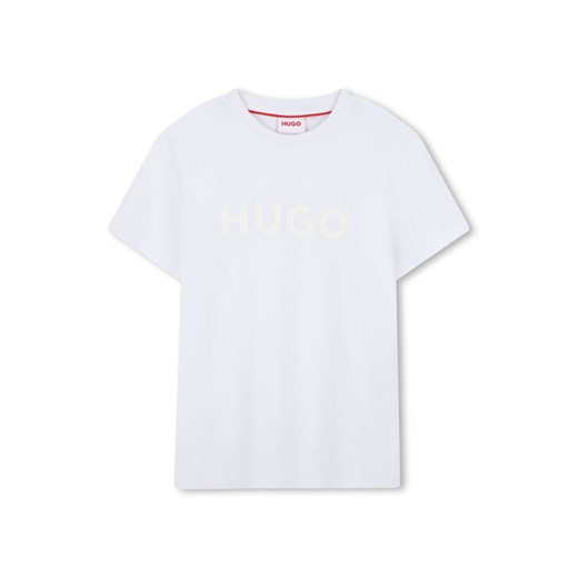 HUGO T-Shirt G00333 S Biały Regular Fit ze sklepu MODIVO w kategorii T-shirty chłopięce - zdjęcie 182620758