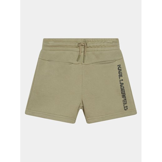 Karl Lagerfeld Kids Szorty sportowe Z30025 S Zielony Regular Fit ze sklepu MODIVO w kategorii Spodenki chłopięce - zdjęcie 182620835