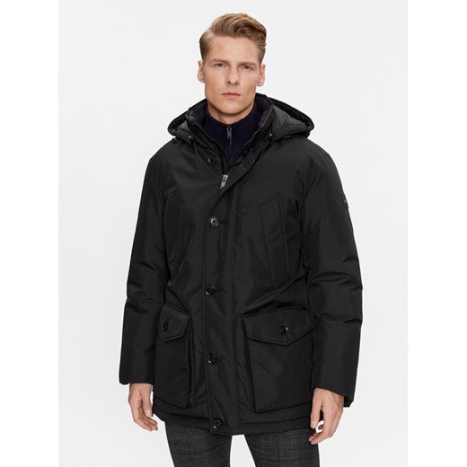 Boss Kurtka zimowa Osiass 50499551 Czarny Regular Fit ze sklepu MODIVO w kategorii Kurtki męskie - zdjęcie 182620918