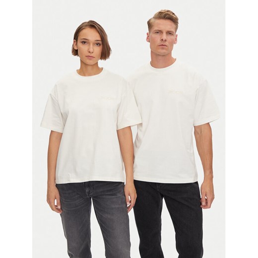 2005 T-Shirt Unisex Uniform Écru Loose Fit ze sklepu MODIVO w kategorii Bluzki damskie - zdjęcie 182620925