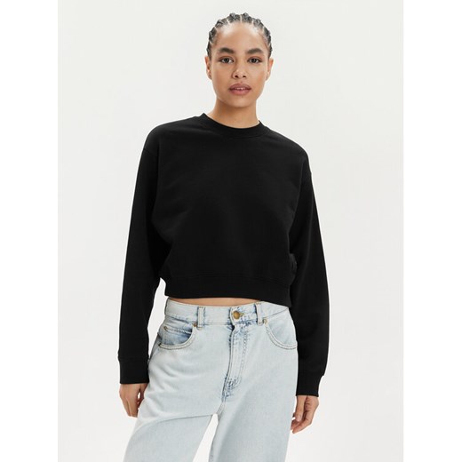 Replay Bluza W3104B.000.23650P Czarny Regular Fit ze sklepu MODIVO w kategorii Bluzy damskie - zdjęcie 182620939