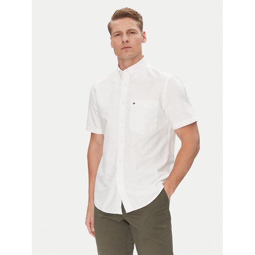 Tommy Hilfiger Koszula Heritage MW0MW36272 Biały Regular Fit ze sklepu MODIVO w kategorii Koszule męskie - zdjęcie 182620956