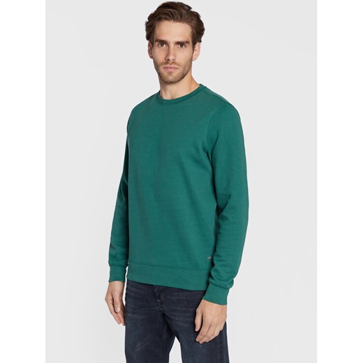 Petrol Industries Bluza M-3020-SWR002 Zielony Regular Fit ze sklepu MODIVO w kategorii Bluzy męskie - zdjęcie 182621015