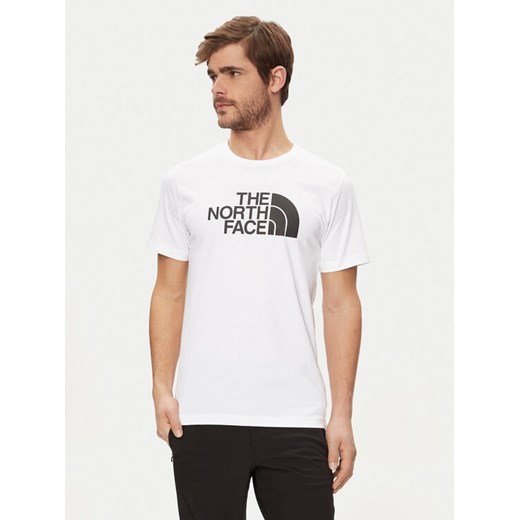 The North Face T-Shirt Easy NF0A87N5 Biały Regular Fit ze sklepu MODIVO w kategorii T-shirty męskie - zdjęcie 182621036