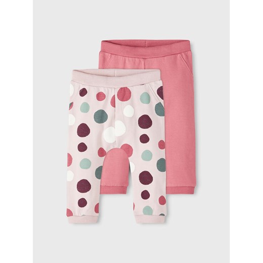NAME IT Komplet 2 par spodni 13208073 Różowy Regular Fit ze sklepu MODIVO w kategorii Spodnie i półśpiochy - zdjęcie 182621078