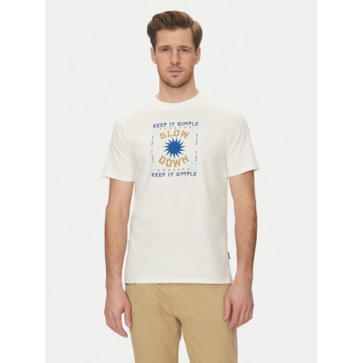 Blend T-Shirt 20718311 Biały Regular Fit ze sklepu MODIVO w kategorii T-shirty męskie - zdjęcie 182621095