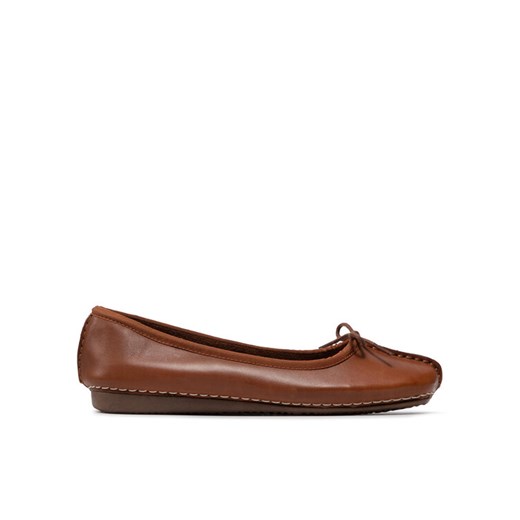Clarks Baleriny Freckle Ice 203529304 Brązowy ze sklepu MODIVO w kategorii Balerinki - zdjęcie 182621127