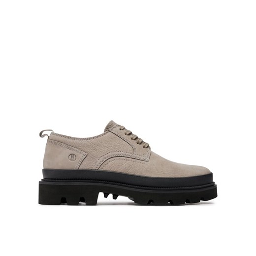 Clarks Półbuty Badell Lace 26176089 Szary ze sklepu MODIVO w kategorii Półbuty męskie - zdjęcie 182621135