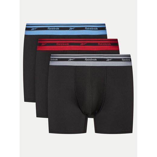 Reebok Komplet 3 par bokserek DARIAN - AW24 (3-pack) Czarny ze sklepu MODIVO w kategorii Majtki męskie - zdjęcie 182621165