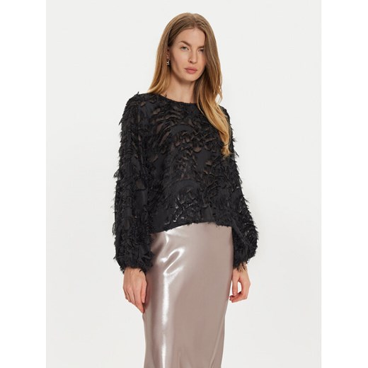 Gina Tricot Bluzka 23424 Czarny Regular Fit ze sklepu MODIVO w kategorii Bluzki damskie - zdjęcie 182621167