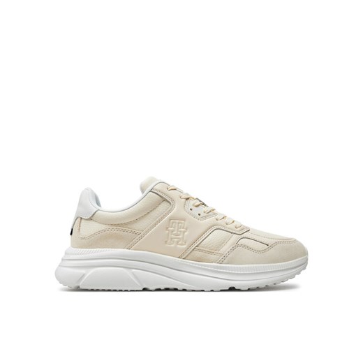 Tommy Hilfiger Sneakersy Modern Runner Best Lth Mix FM0FM04938 Beżowy Tommy Hilfiger 45 MODIVO