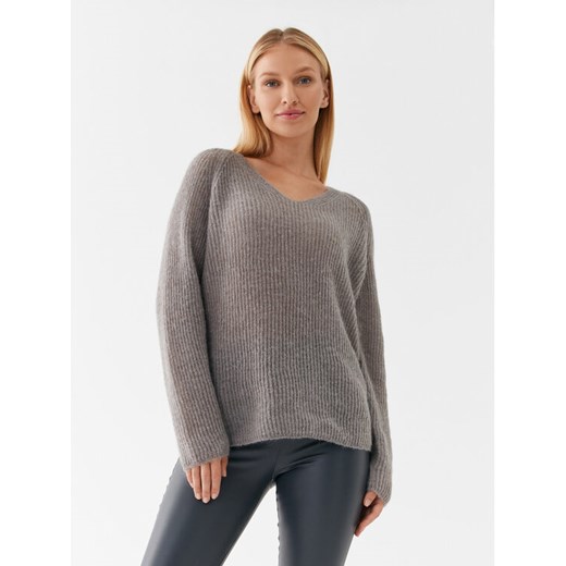 Max Mara Leisure Sweter Waser 23336608 Szary Regular Fit ze sklepu MODIVO w kategorii Swetry damskie - zdjęcie 182621318