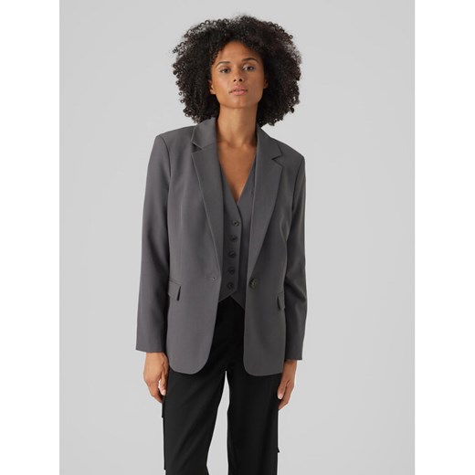 Vero Moda Marynarka 10282655 Szary Loose Fit ze sklepu MODIVO w kategorii Marynarki damskie - zdjęcie 182621325