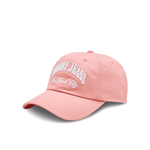 Tommy Jeans Czapka z daszkiem Hot Summer AW0AW15959 Różowy ze sklepu MODIVO w kategorii Czapki z daszkiem damskie - zdjęcie 182621345