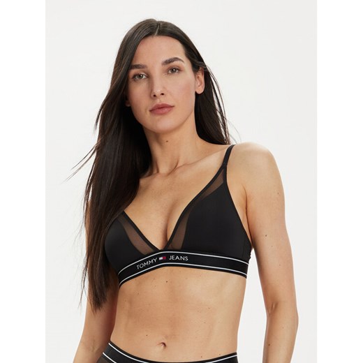 Tommy Hilfiger Biustonosz braletka UW0UW05130 Czarny ze sklepu MODIVO w kategorii Biustonosze - zdjęcie 182621387