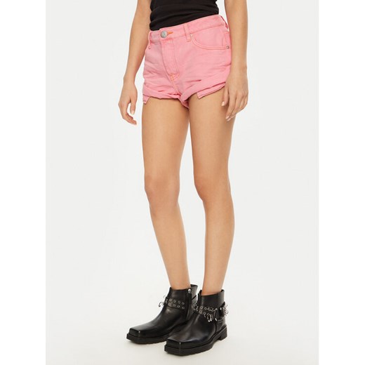 One Teaspoon Szorty jeansowe Bandits 26780 Różowy Regular Fit ze sklepu MODIVO w kategorii Szorty - zdjęcie 182621417