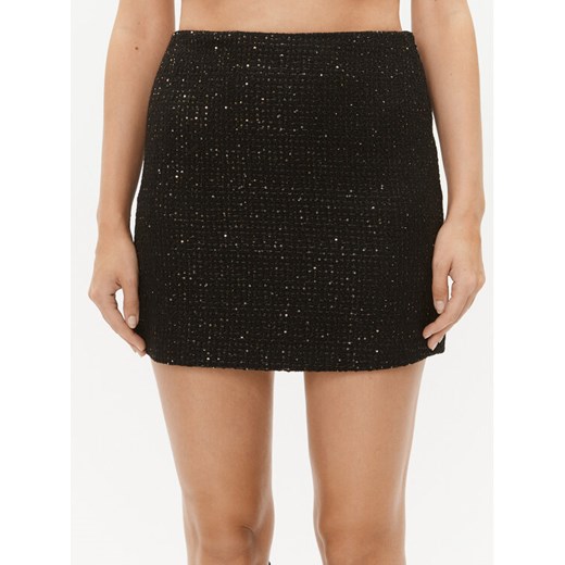 TWINSET Spódnica mini 232TT2182 Czarny Slim Fit ze sklepu MODIVO w kategorii Spódnice - zdjęcie 182621428