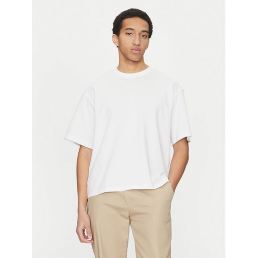 Jack&Jones T-Shirt Manchester 12275656 Biały Cropped Fit ze sklepu MODIVO w kategorii T-shirty męskie - zdjęcie 182621486