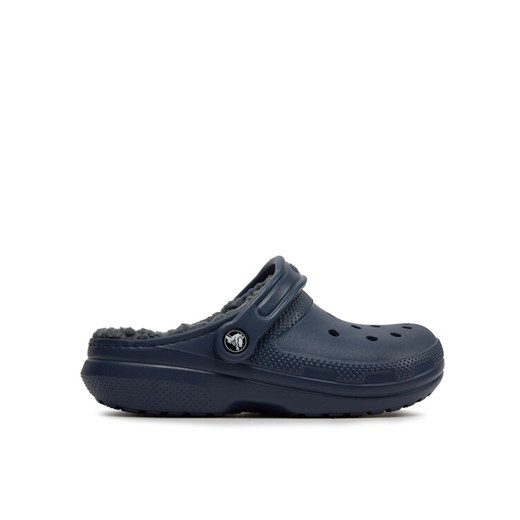 Crocs Klapki Classic Lined Clog 203591 Granatowy ze sklepu MODIVO w kategorii Klapki męskie - zdjęcie 182621515