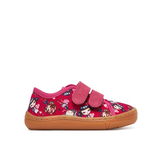 Froddo Kapcie Barefoot Canvas G1700379-32 M Różowy ze sklepu MODIVO w kategorii Kapcie dziecięce - zdjęcie 182621526