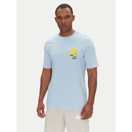 adidas T-Shirt Lounge Still Life Lemons Graphic JJ3958 Niebieski Regular Fit ze sklepu MODIVO w kategorii T-shirty męskie - zdjęcie 182621528