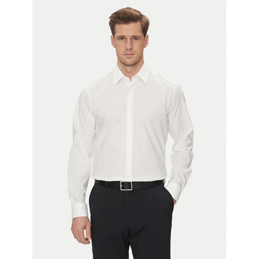 JOOP! Koszula 17 JSH-63Pierce 30044587 Biały Slim Fit ze sklepu MODIVO w kategorii Koszule męskie - zdjęcie 182621579