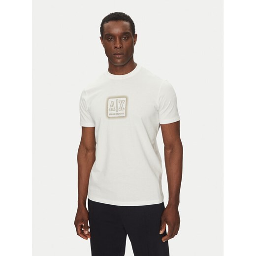 Armani Exchange T-Shirt XM000545 AF10361 U0009 Biały Regular Fit ze sklepu MODIVO w kategorii T-shirty męskie - zdjęcie 182621598