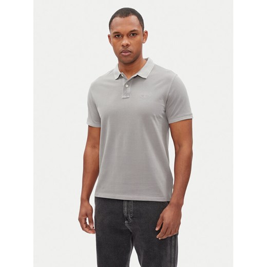 Pepe Jeans Polo New Oliver PM542099 Szary Regular Fit ze sklepu MODIVO w kategorii T-shirty męskie - zdjęcie 182621657