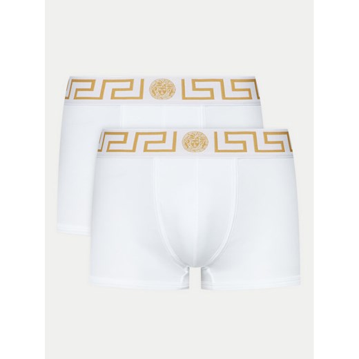 Versace Komplet 2 par bokserek AU10181 Biały ze sklepu MODIVO w kategorii Majtki męskie - zdjęcie 182621708