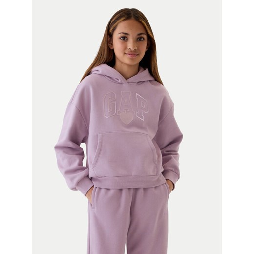 Gap Bluza 523511-03 Różowy Regular Fit ze sklepu MODIVO w kategorii Bluzy dziewczęce - zdjęcie 182621719