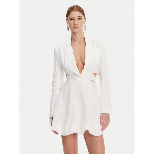 BARDOT Sukienka letnia 59860DB Biały Regular Fit ze sklepu MODIVO w kategorii Sukienki - zdjęcie 182621775