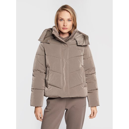 Calvin Klein Kurtka zimowa Modern Padded K20K204693 Beżowy Regular Fit ze sklepu MODIVO w kategorii Kurtki damskie - zdjęcie 182621778