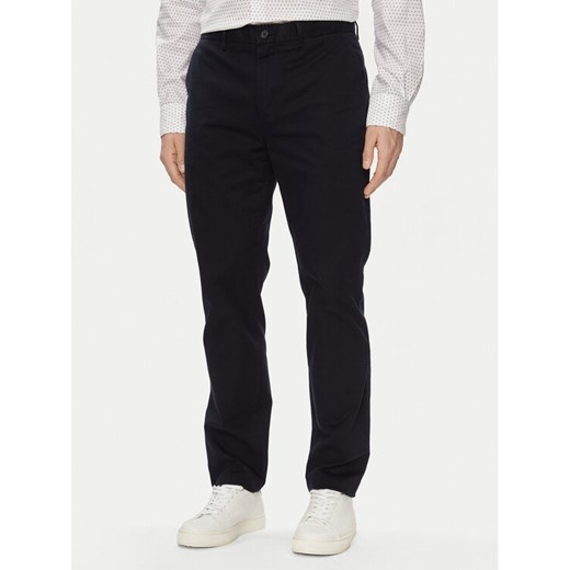 Tommy Hilfiger Chinosy Denton MW0MW25964 Granatowy Straight Fit ze sklepu MODIVO w kategorii Spodnie męskie - zdjęcie 182621799