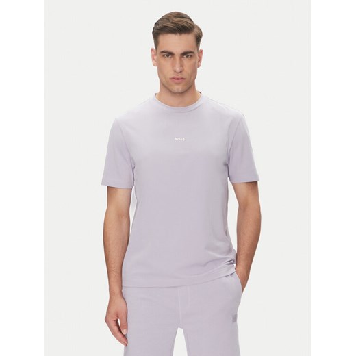 BOSS T-Shirt Tchup 50473278 Fioletowy Relaxed Fit ze sklepu MODIVO w kategorii T-shirty męskie - zdjęcie 182621845