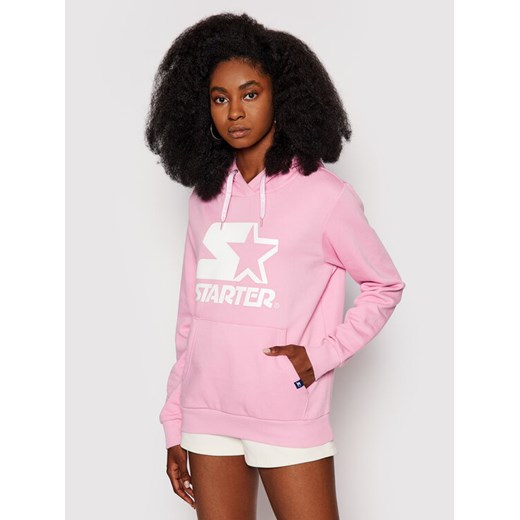 Starter Bluza SDG-001-BD Różowy Regular Fit ze sklepu MODIVO w kategorii Bluzy damskie - zdjęcie 182621847