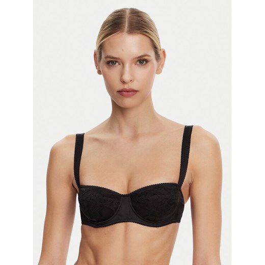 Dolce&Gabbana Biustonosz z fiszbiną O1A14T ONO13 Czarny ze sklepu MODIVO w kategorii Biustonosze - zdjęcie 182621855