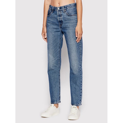 Levi's® Jeansy 501® Crop 36200-0236 Niebieski Cropped Fit ze sklepu MODIVO w kategorii Jeansy damskie - zdjęcie 182621875