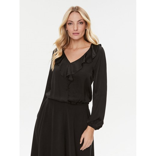 Dixie Bluzka C239Z015A Czarny Regular Fit ze sklepu MODIVO w kategorii Bluzki damskie - zdjęcie 182621945