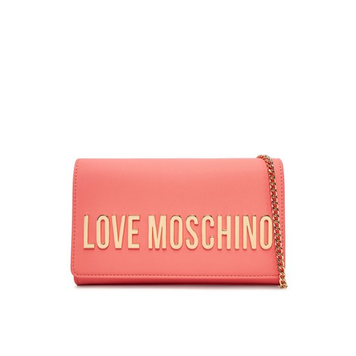 LOVE MOSCHINO Torebka JC4103PP1MKD0464 Koralowy ze sklepu MODIVO w kategorii Kopertówki - zdjęcie 182621946