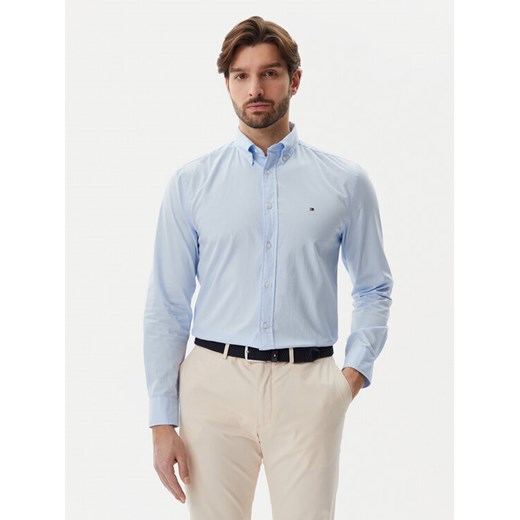 Tommy Hilfiger Koszula Core Flex MW0MW39988 Błękitny Regular Fit ze sklepu MODIVO w kategorii Koszule męskie - zdjęcie 182621969