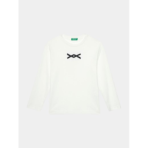 United Colors Of Benetton Bluzka 3ATNC10EK Biały Regular Fit ze sklepu MODIVO w kategorii T-shirty chłopięce - zdjęcie 182621975